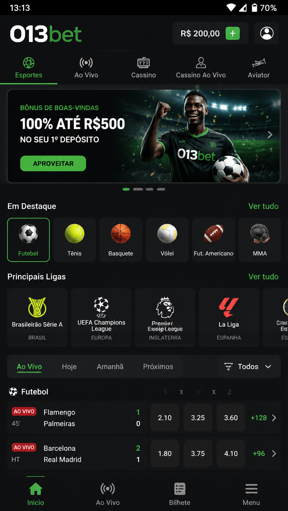 013bet screenshot