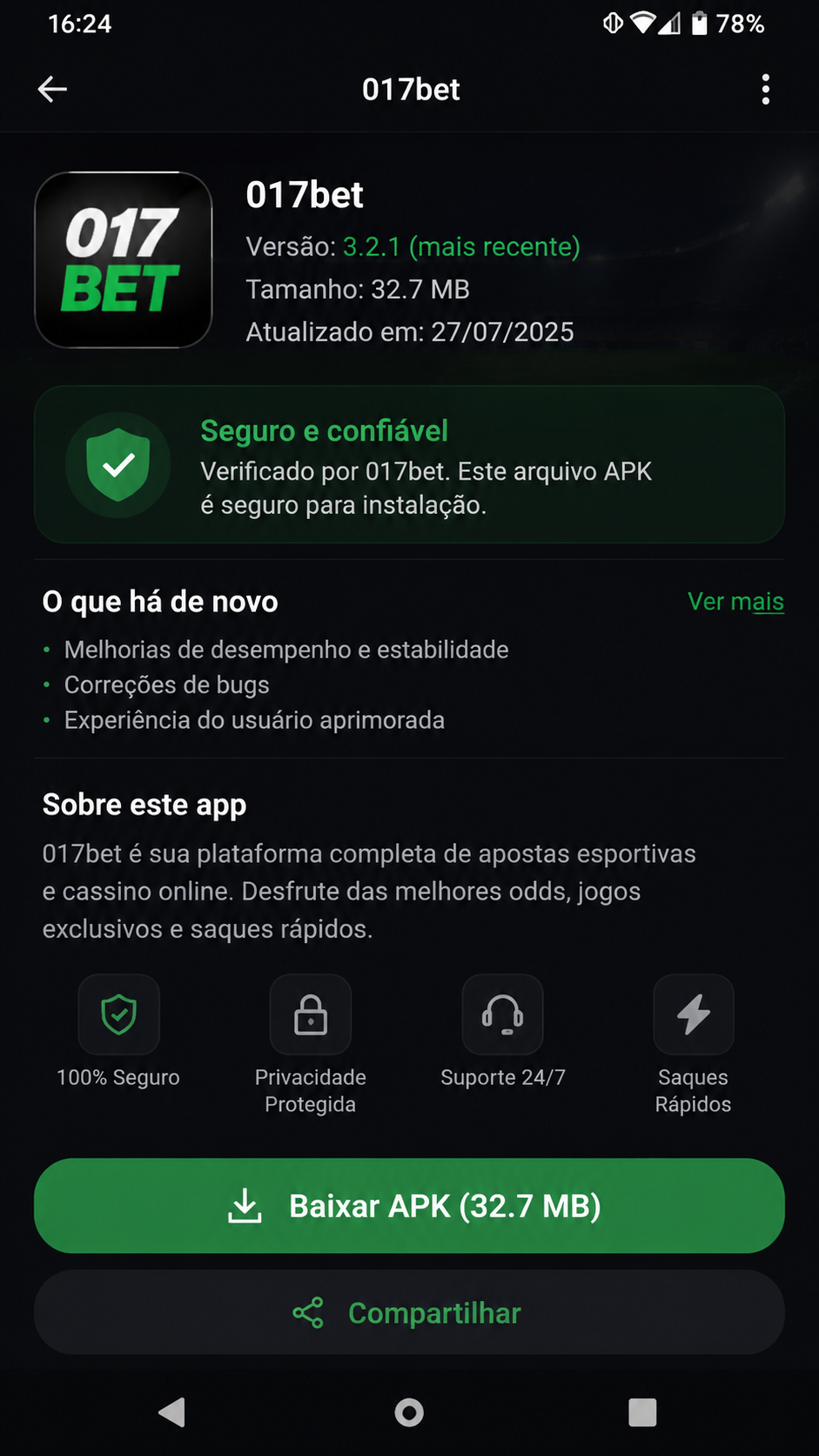 017bet screenshot