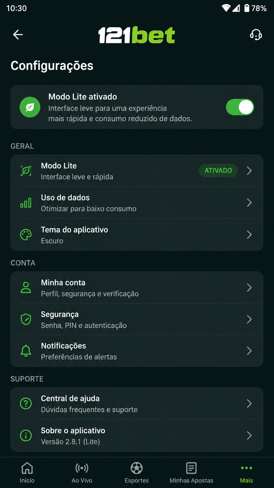 121bet screenshot