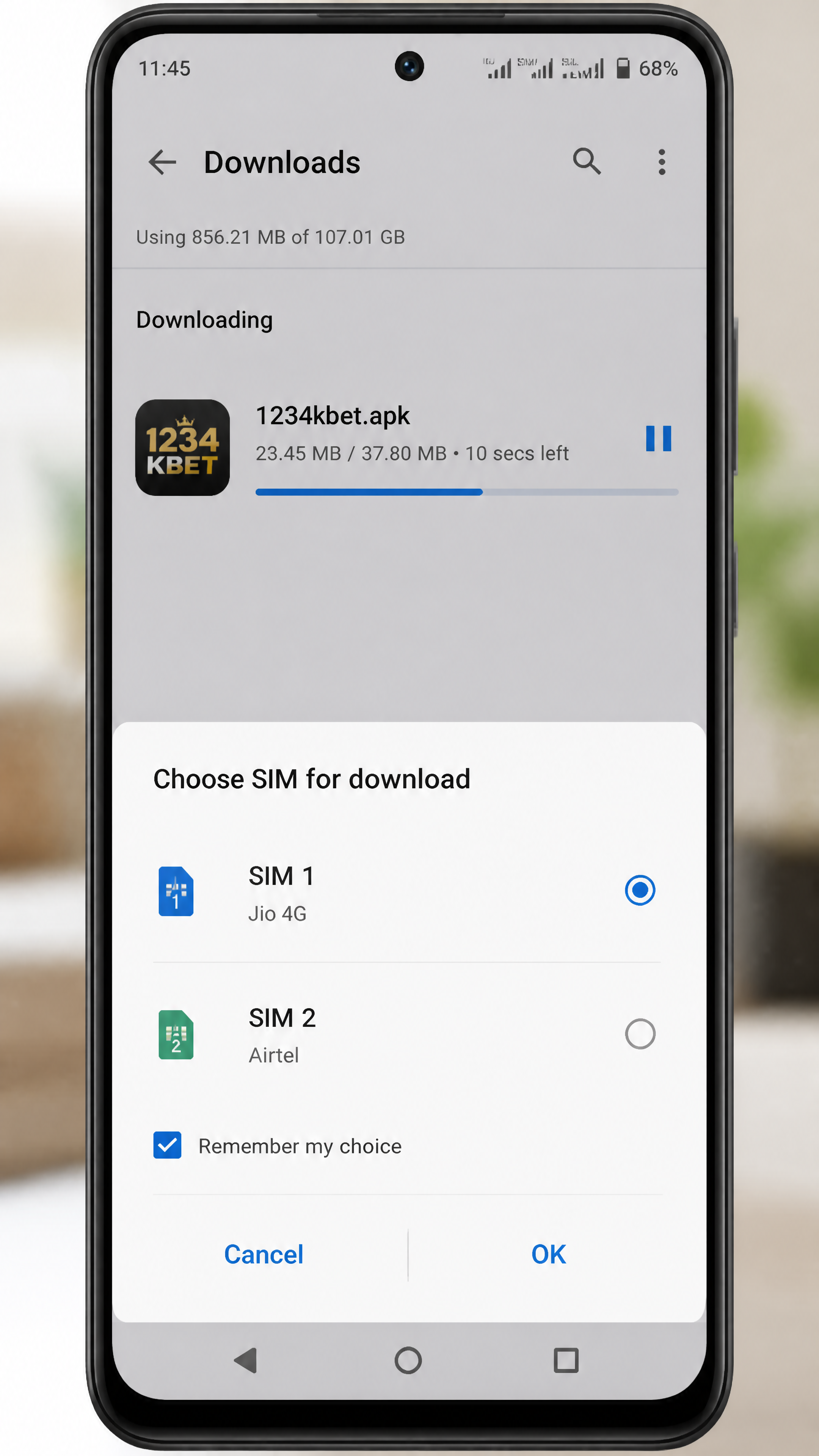 1234kbet screenshot