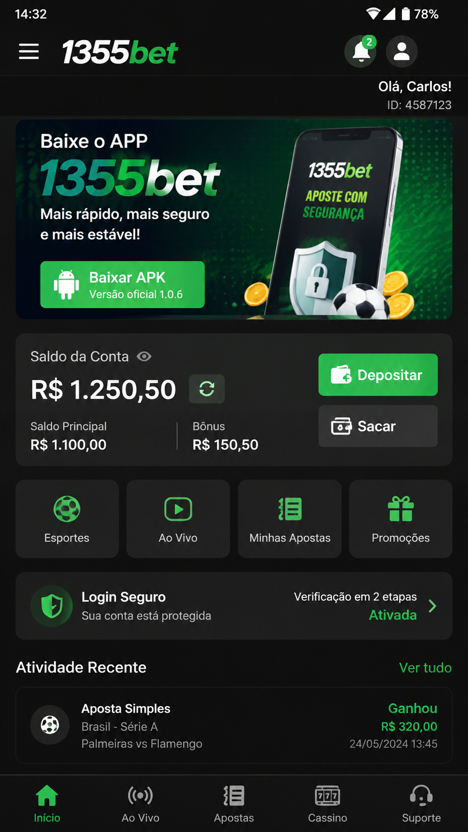 1355bet screenshot