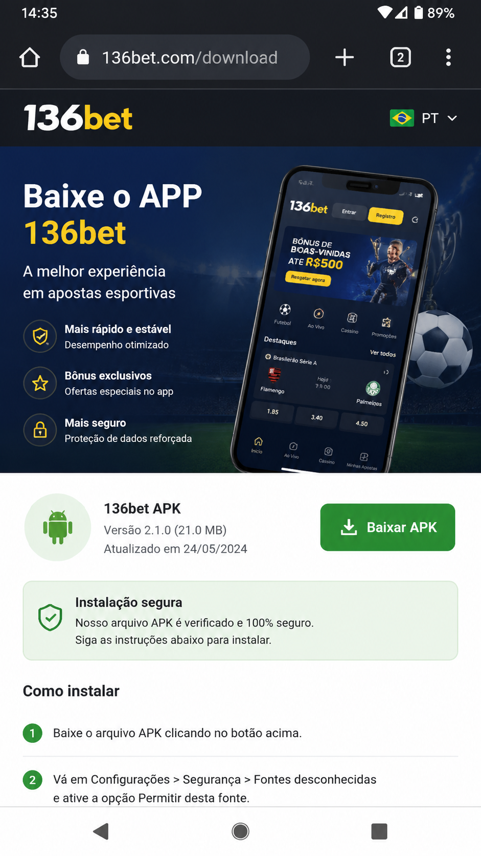 136bet screenshot