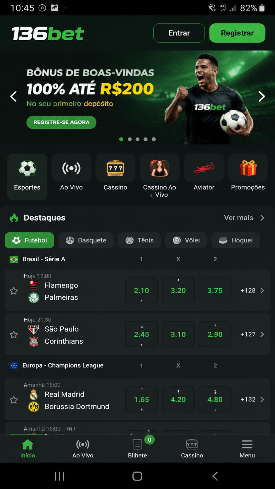 136bet screenshot