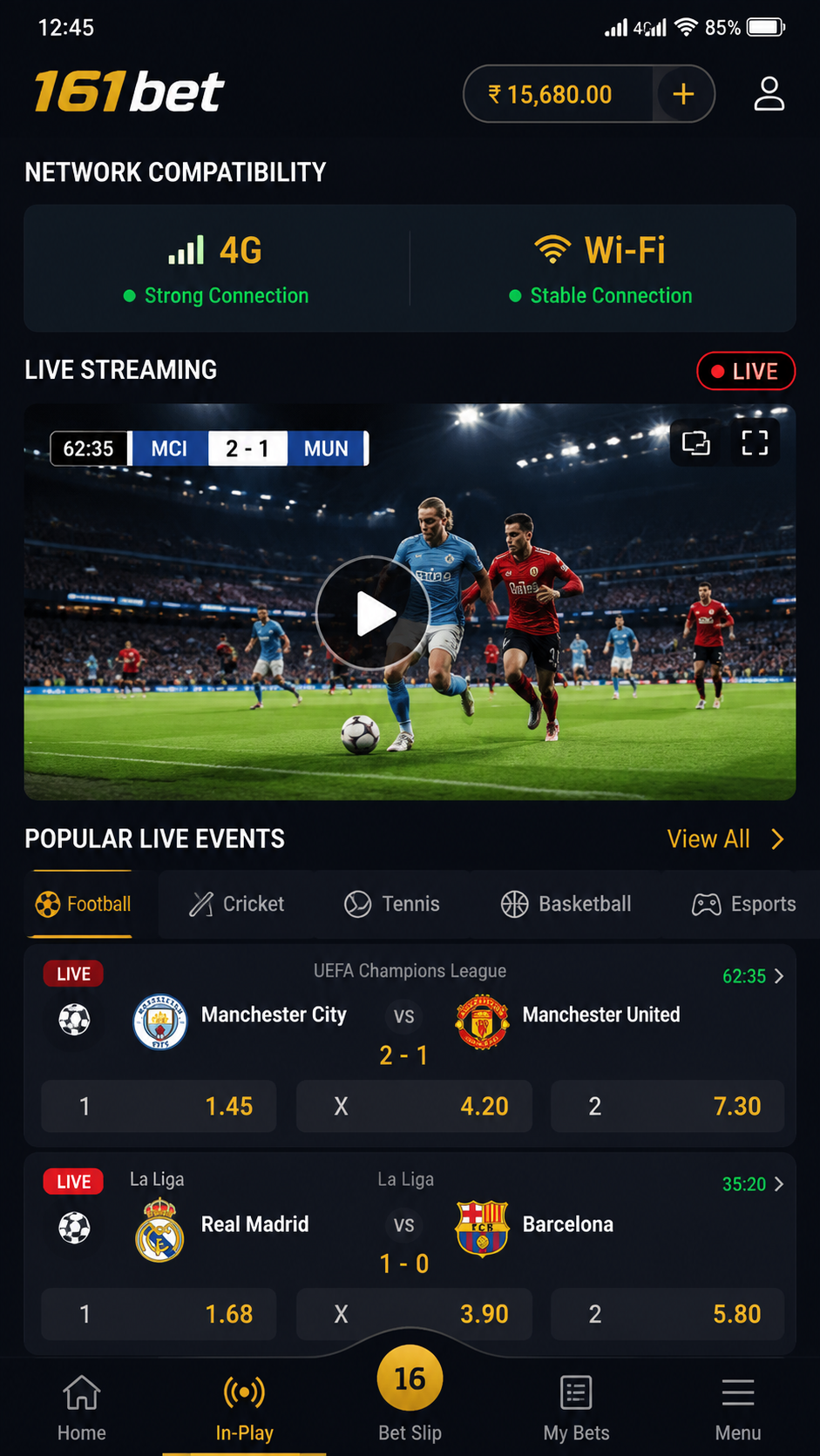 161bet screenshot