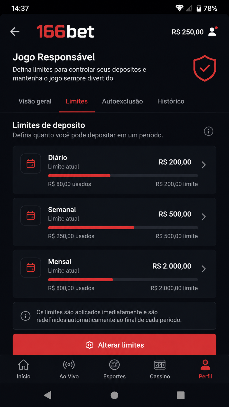 166bet screenshot