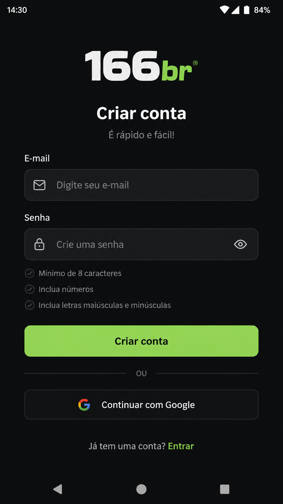 166br screenshot