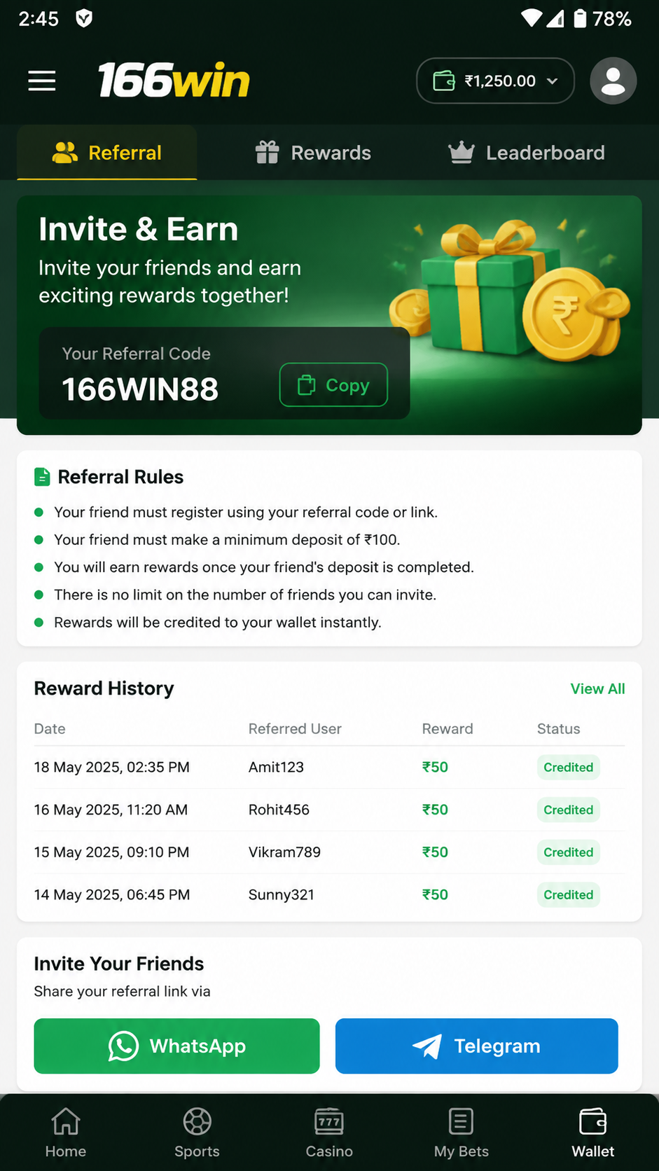 166win screenshot
