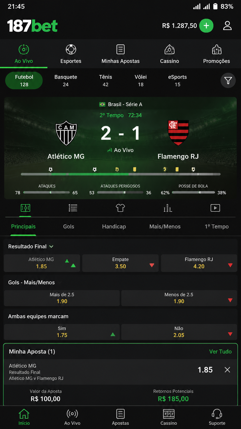 187bet screenshot