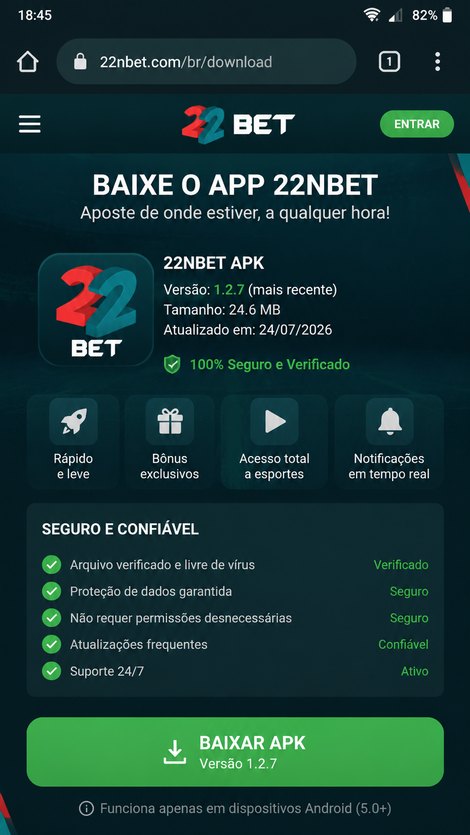 22nbet screenshot