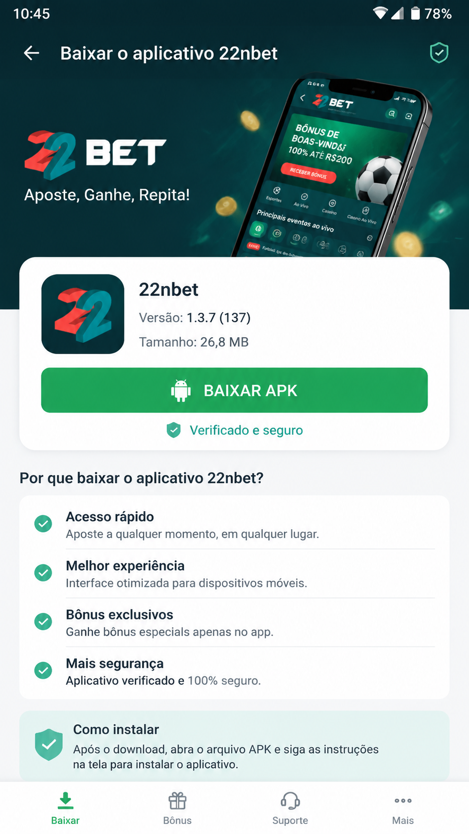 22nbet screenshot