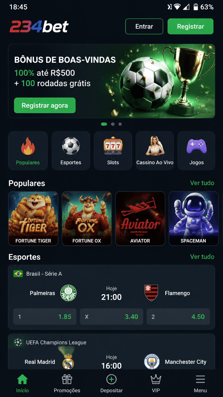234bet screenshot