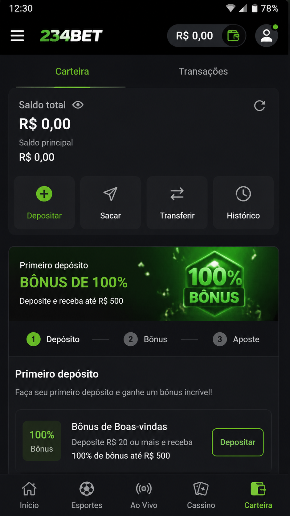 234bet screenshot