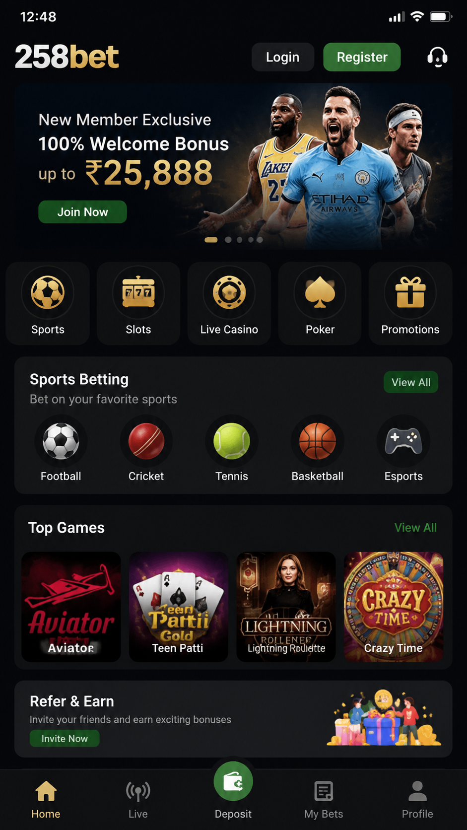 258bet screenshot