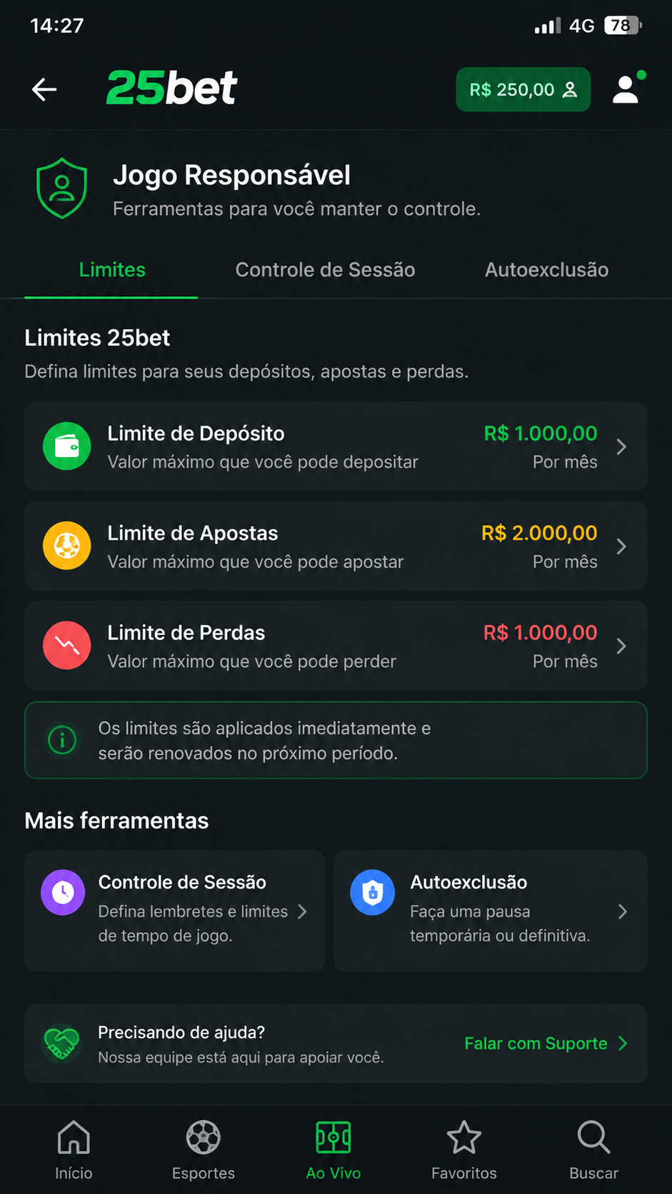 25bet screenshot