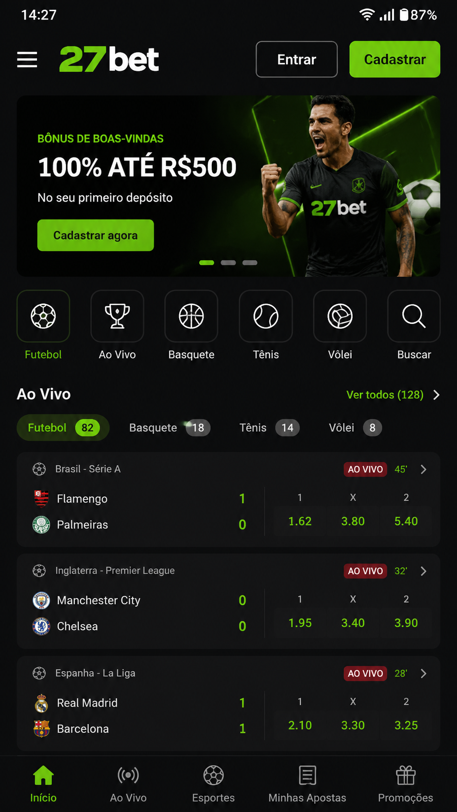 27bet screenshot