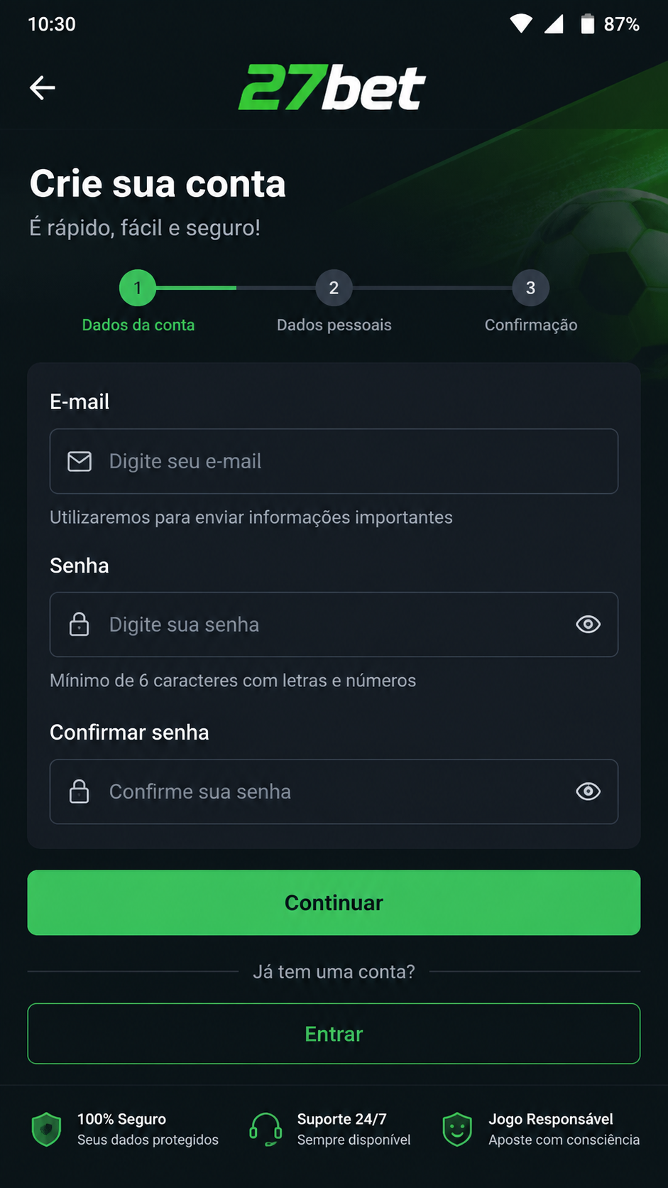 27bet screenshot