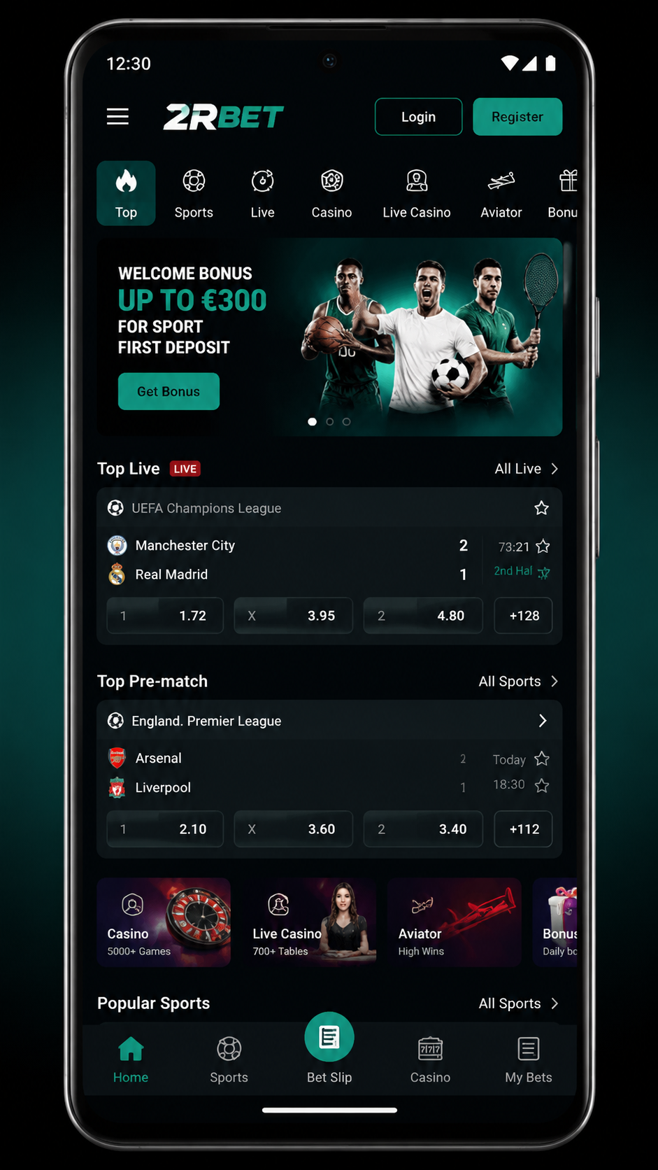 2rbet screenshot