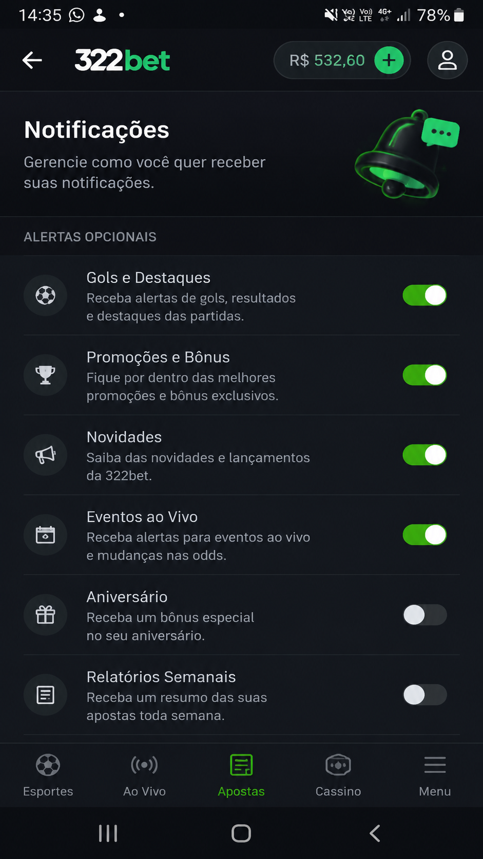 322bet screenshot