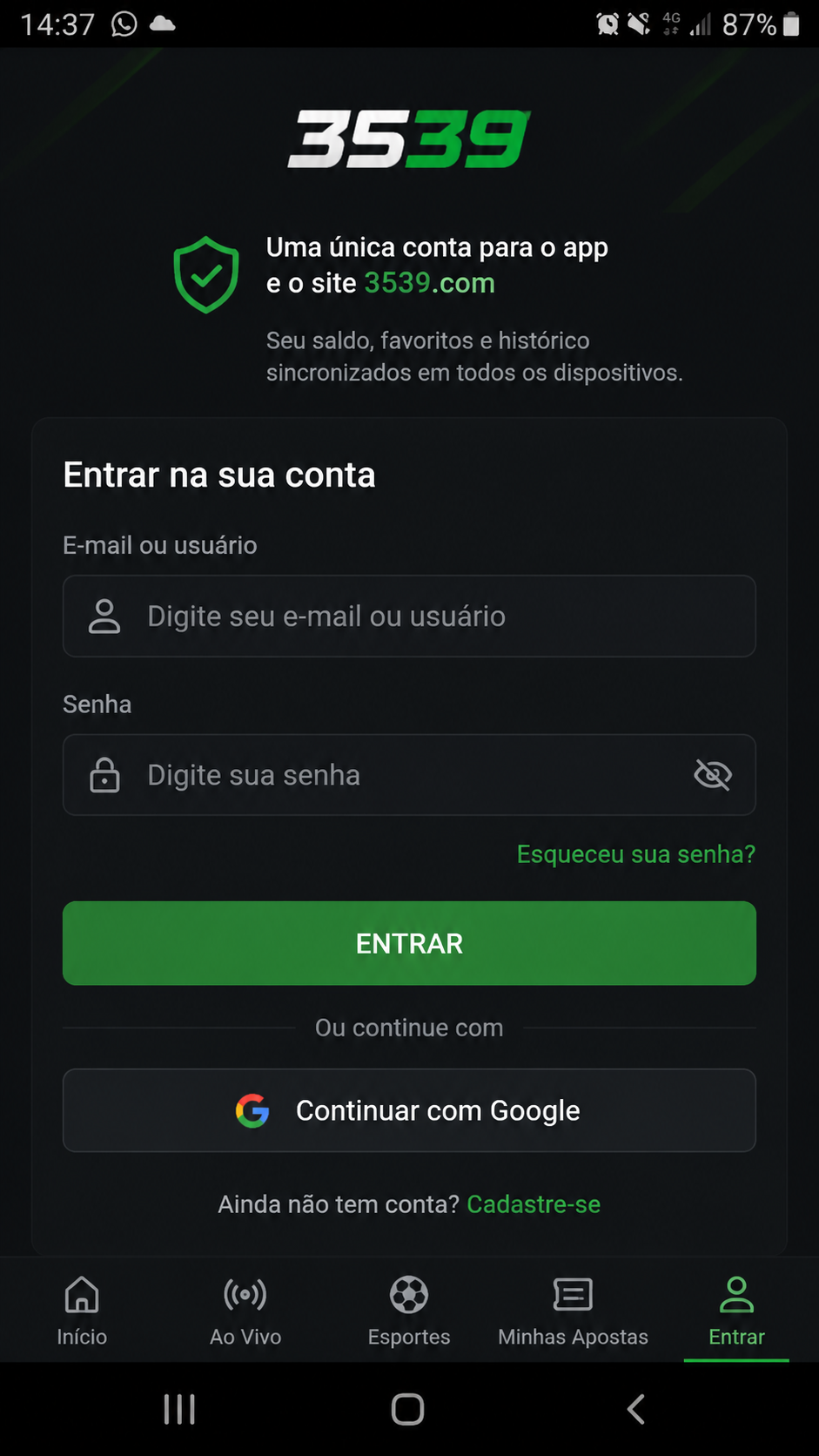 3539 screenshot