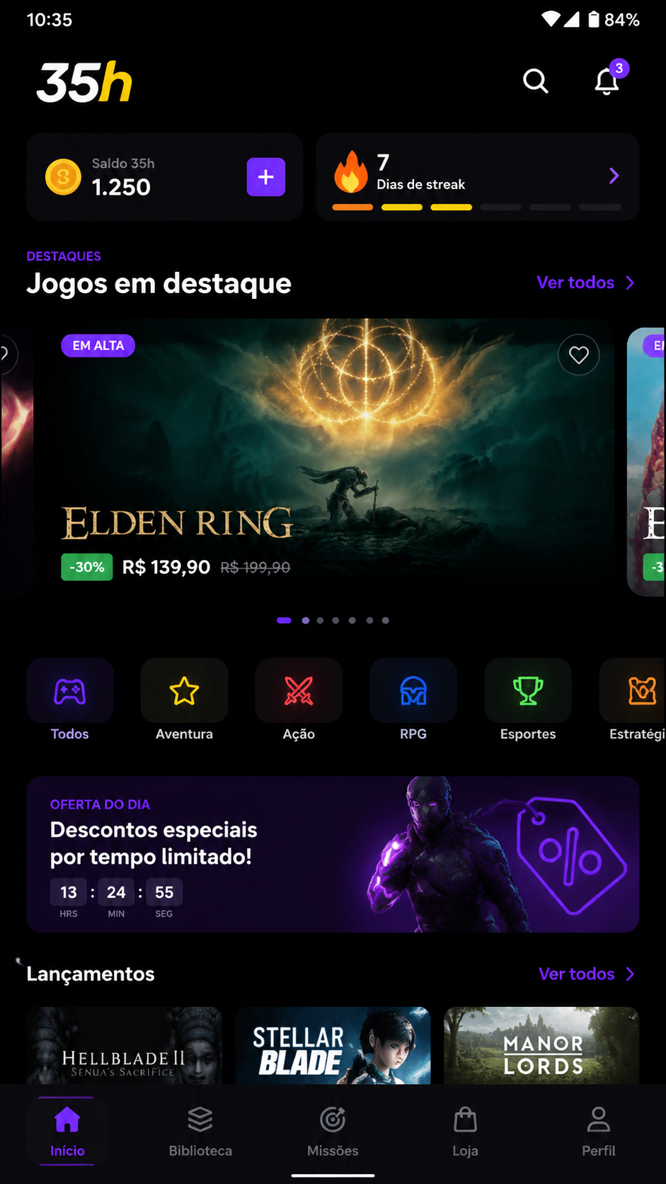 35h screenshot