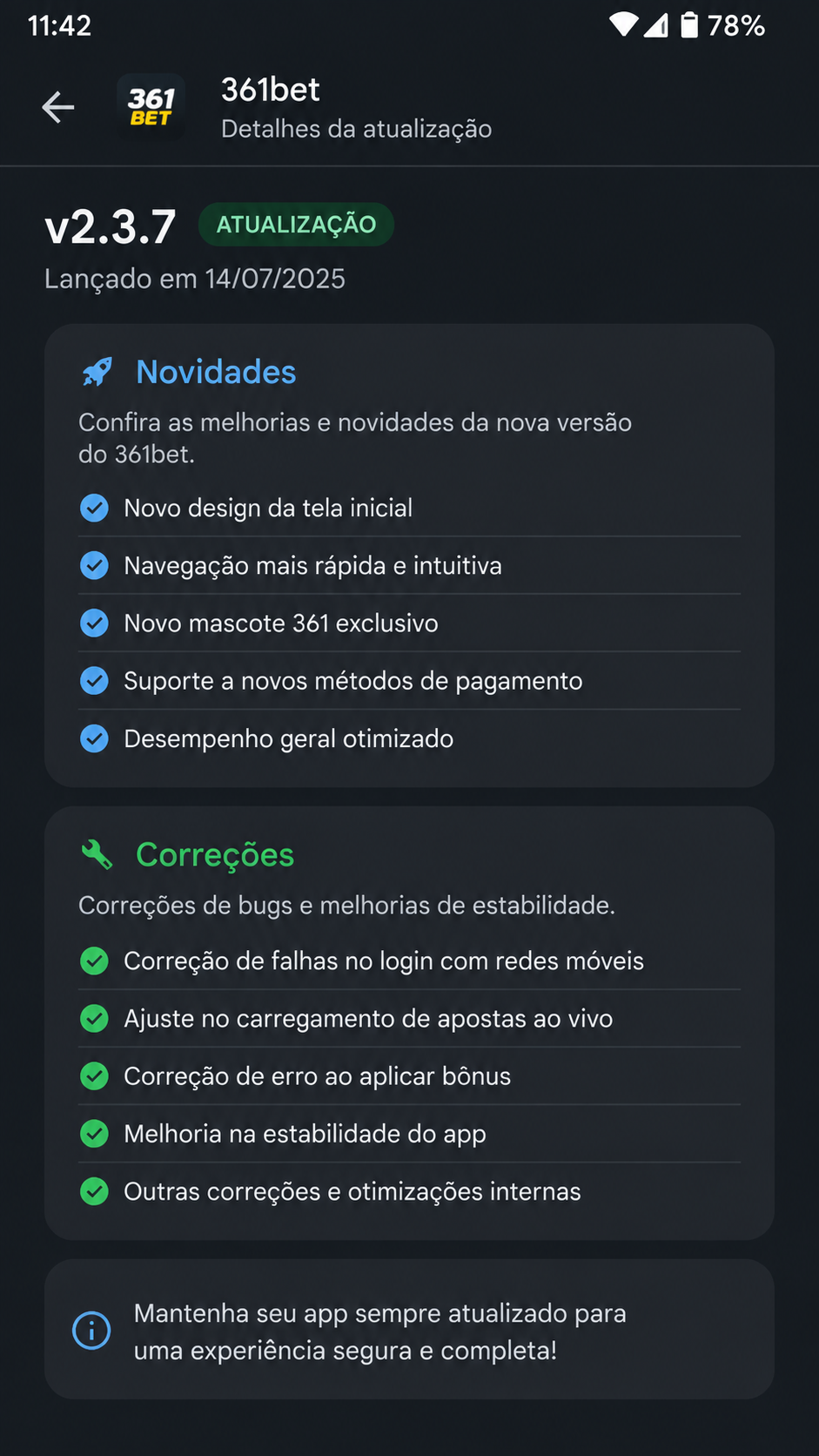 361bet screenshot
