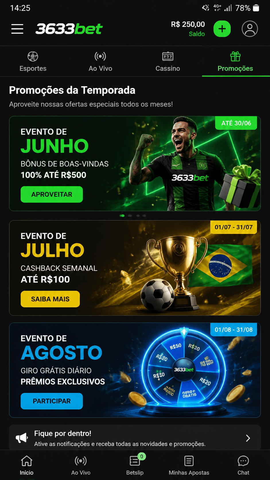 3633bet screenshot