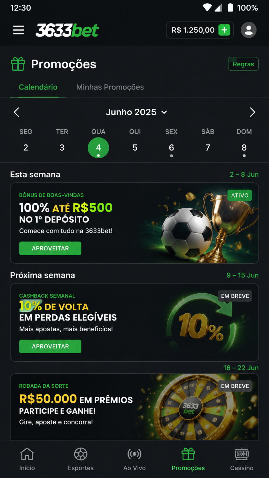 3633bet screenshot
