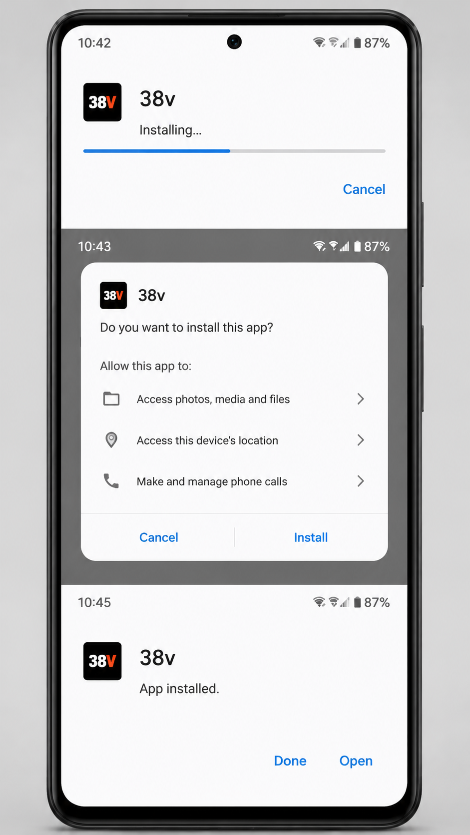 38v screenshot