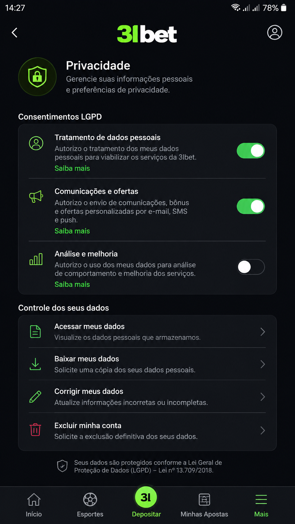 3lbet screenshot