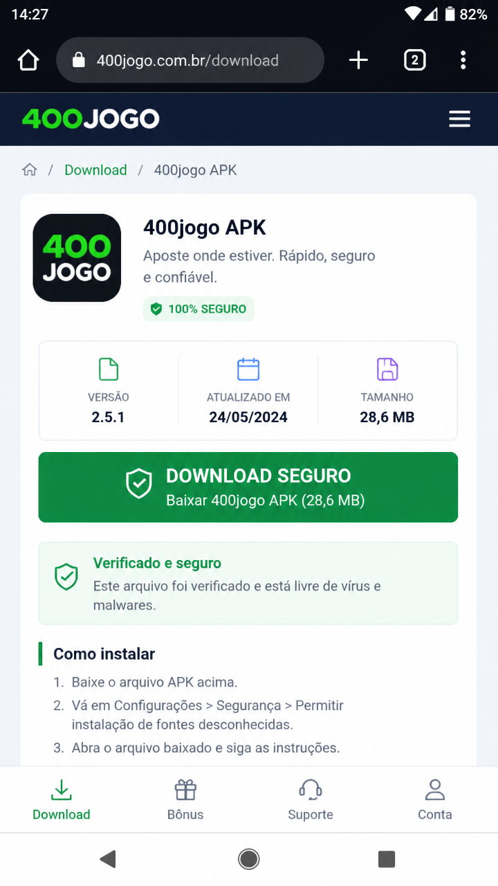 400jogo screenshot