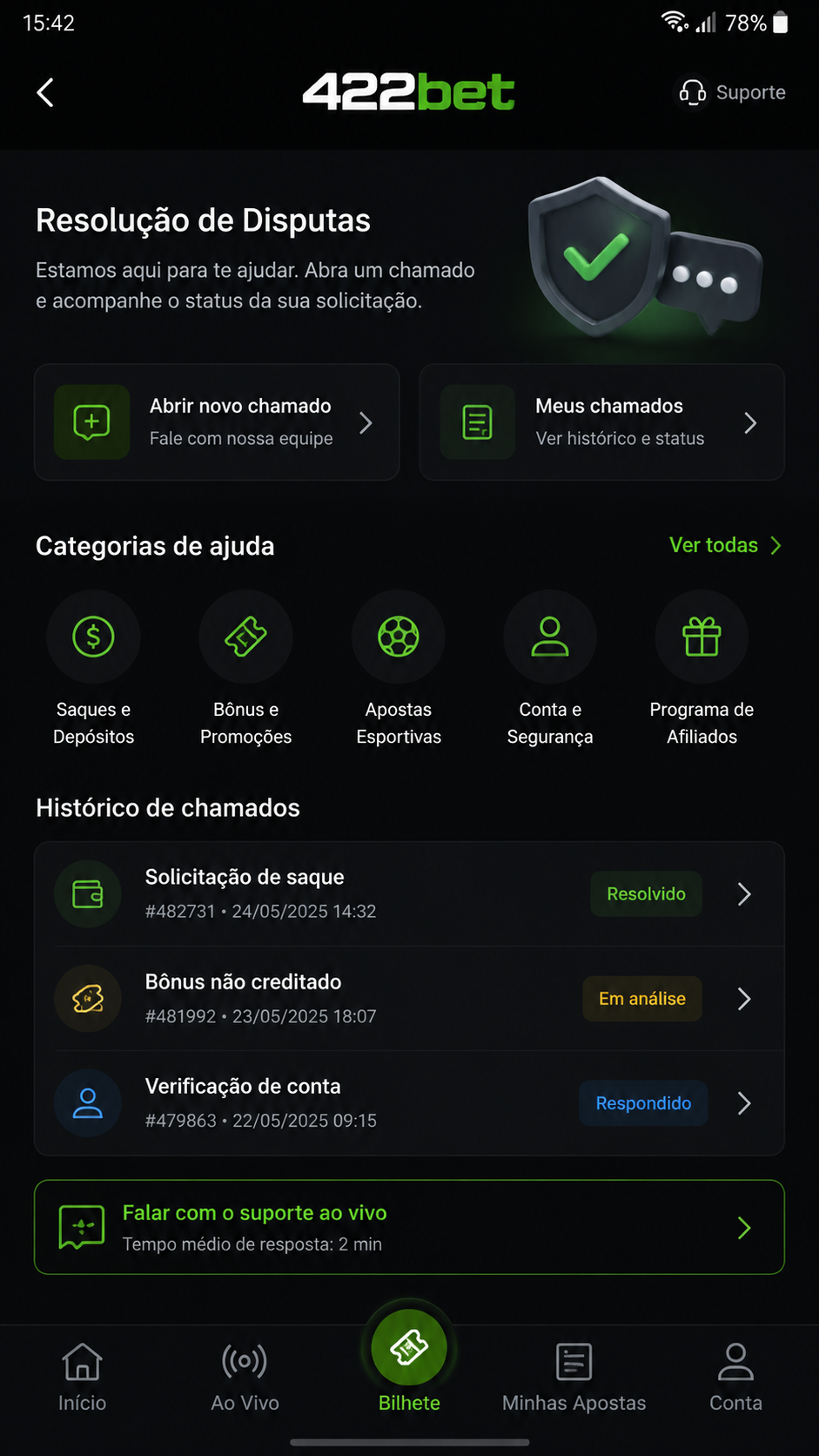 422bet screenshot