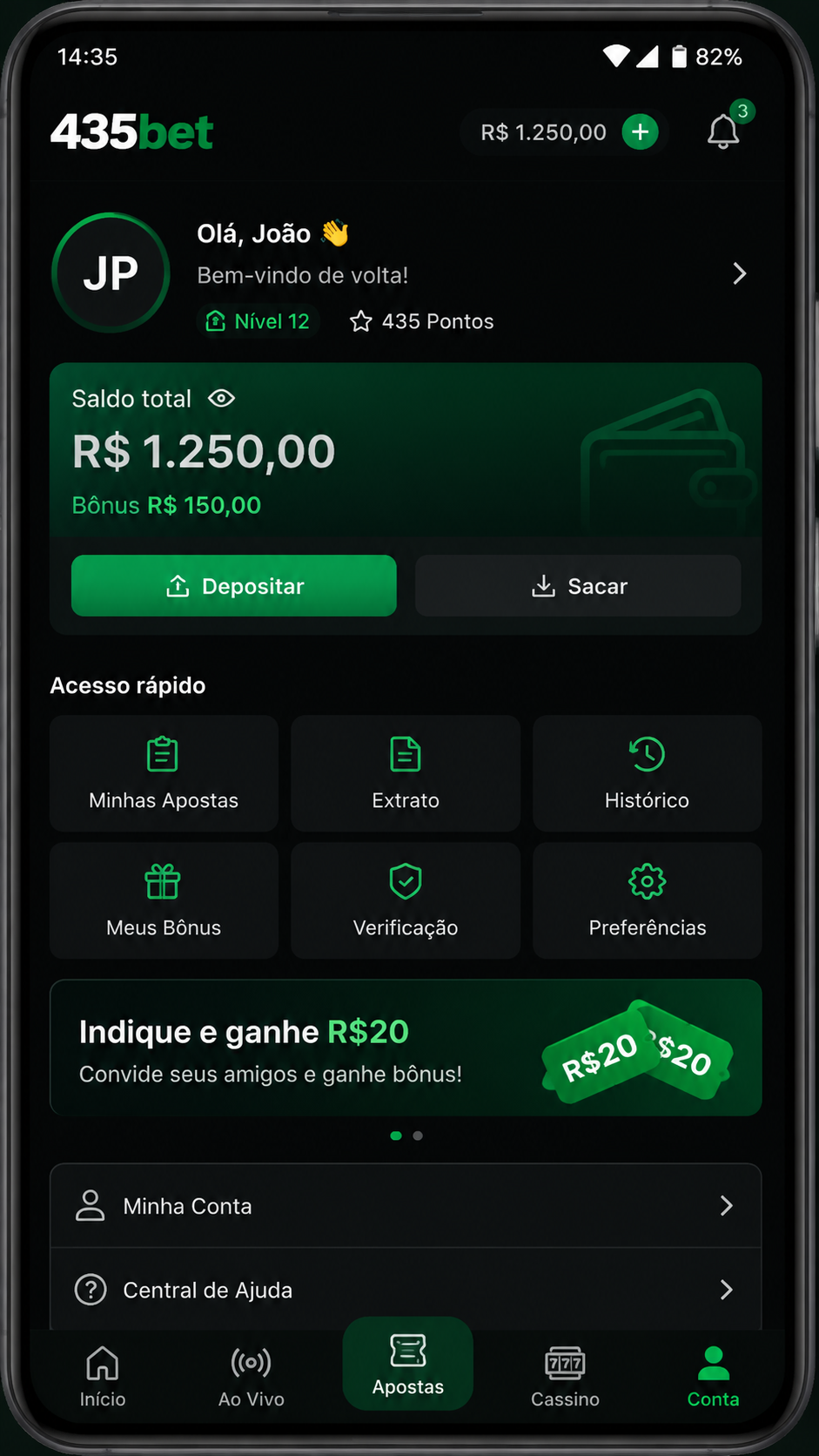 435bet screenshot