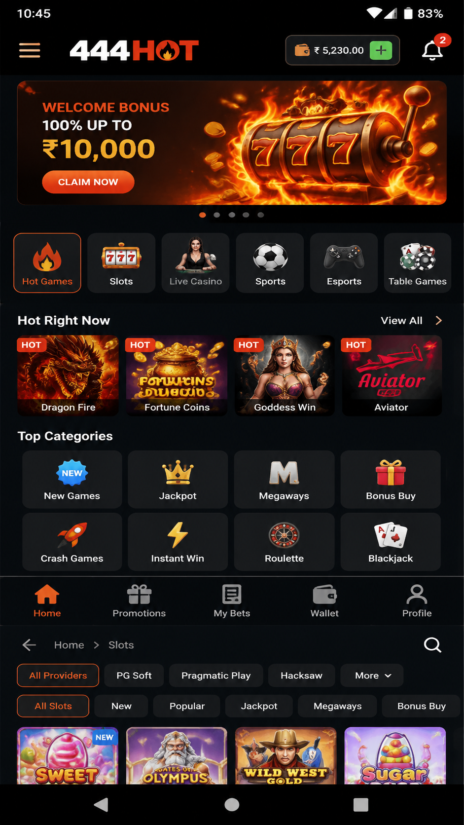 444hot screenshot