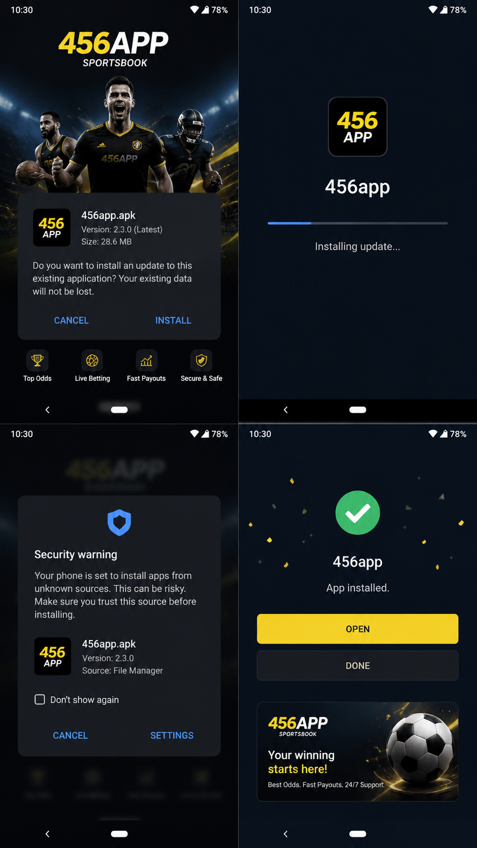 456app screenshot