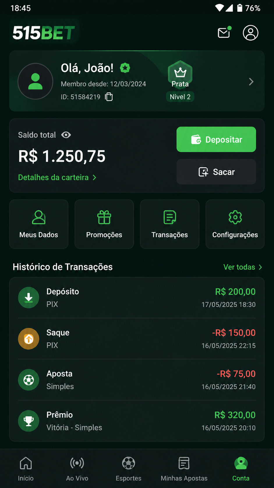 515bet screenshot