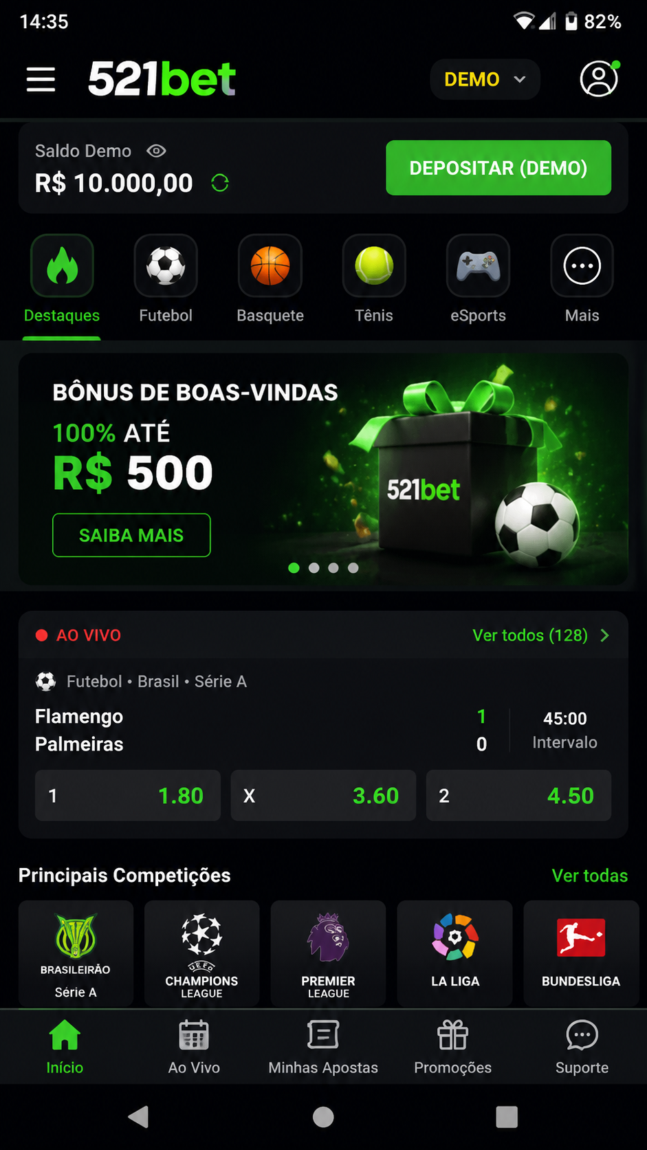 521bet screenshot