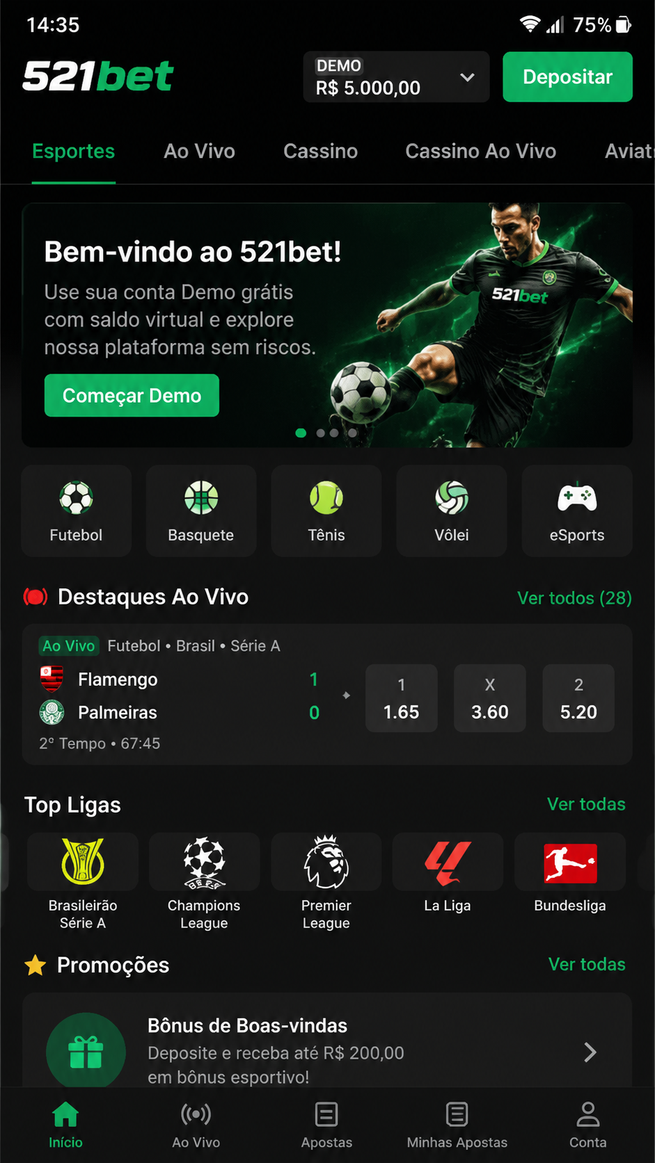 521bet screenshot