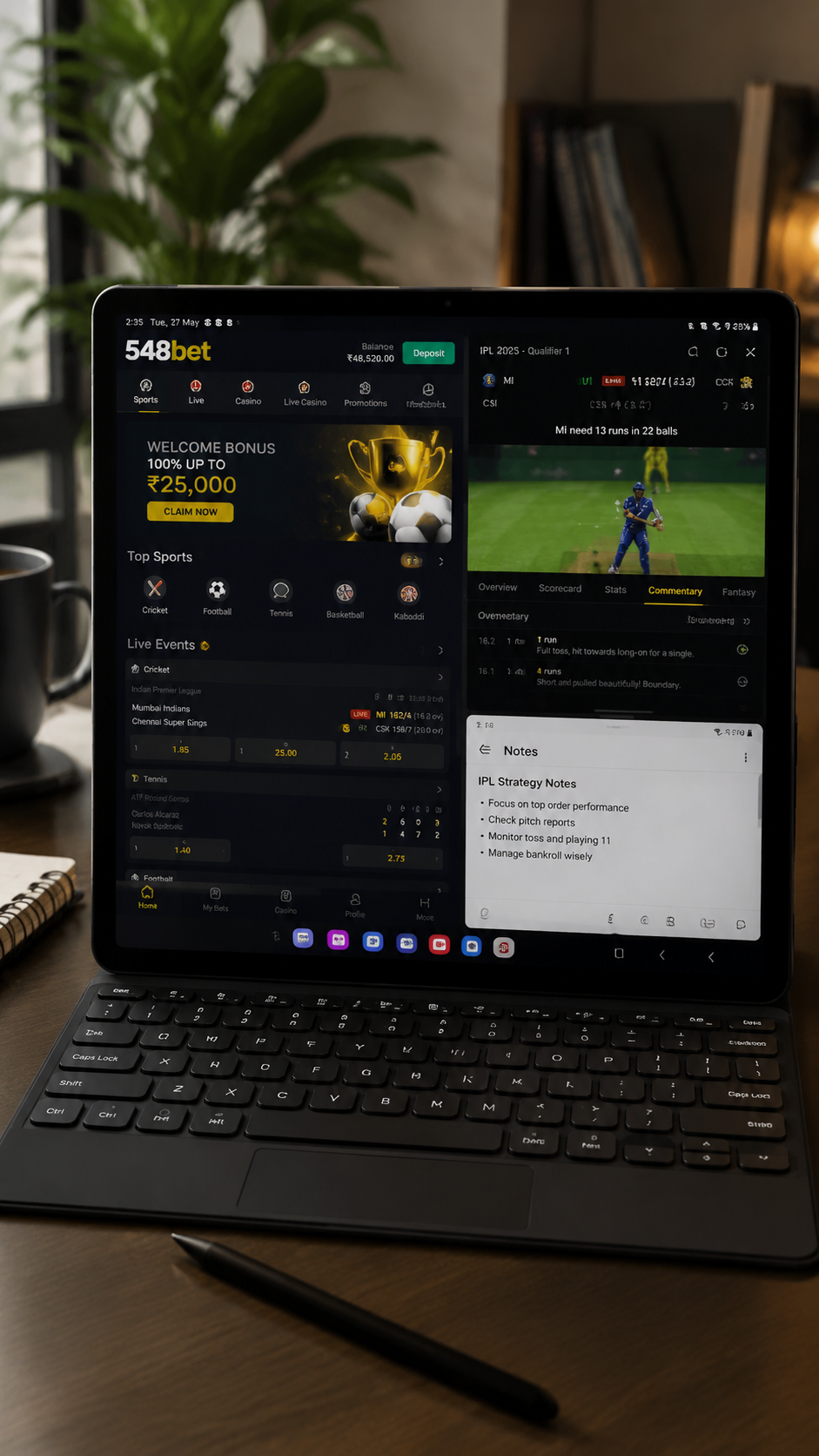 548bet screenshot