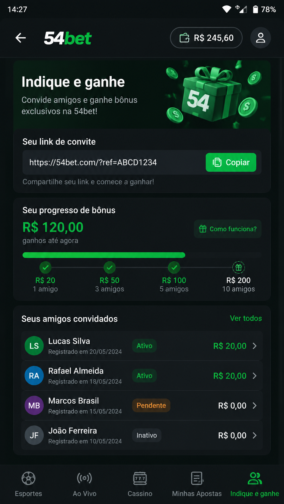 54bet screenshot