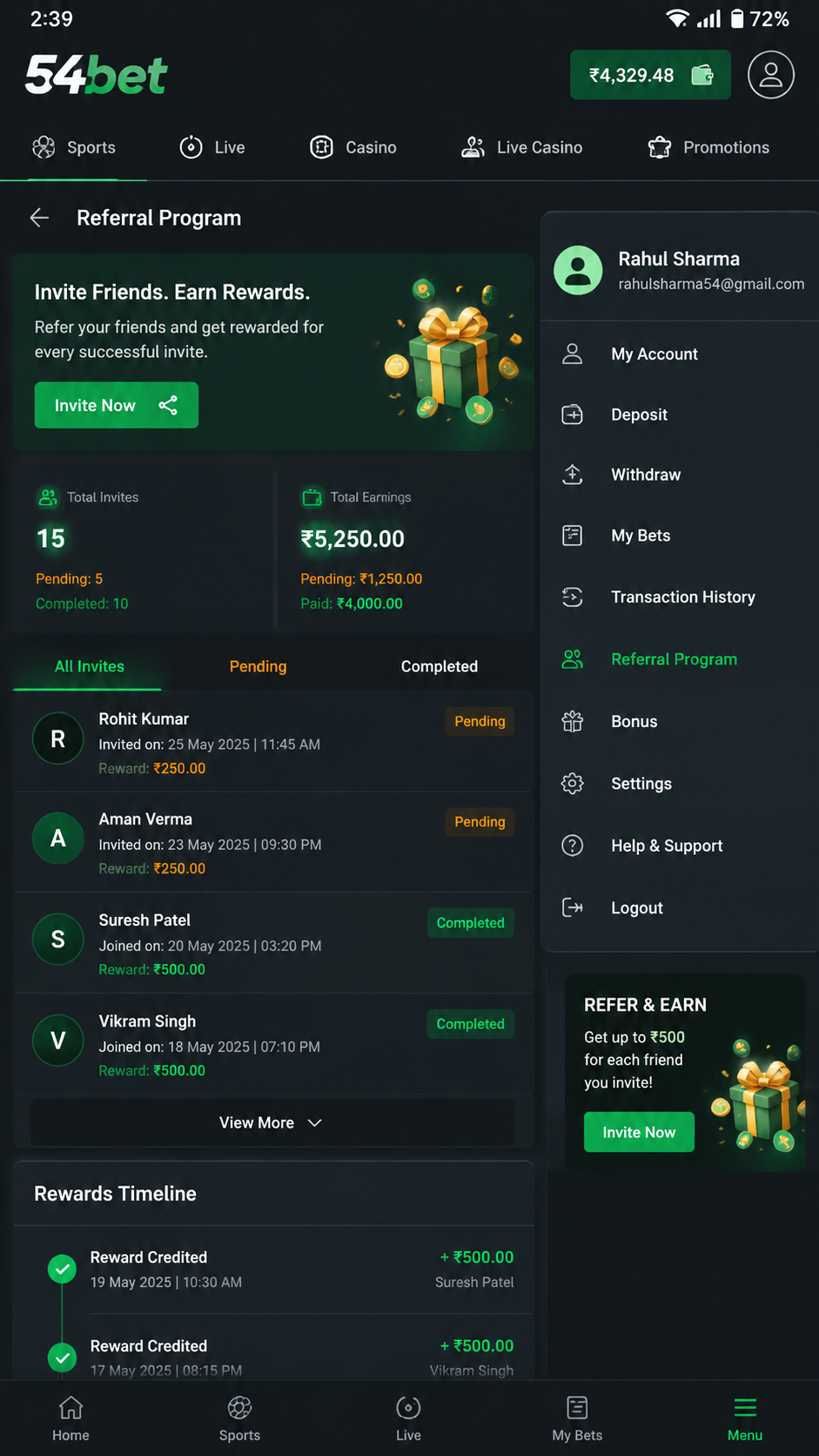 54bet screenshot