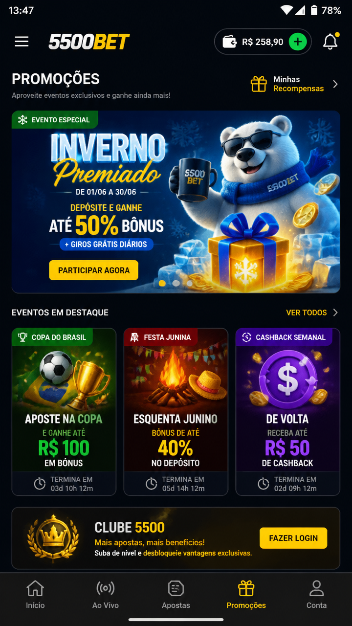 5500bet screenshot