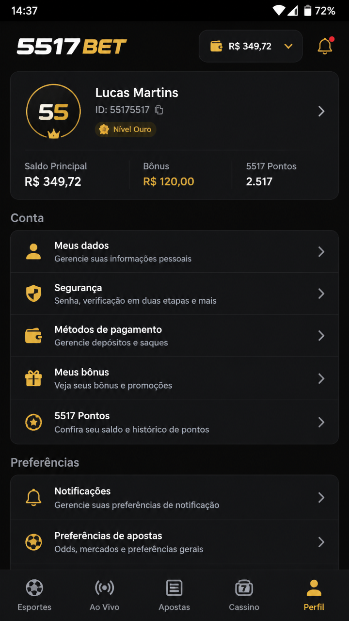 5517bet screenshot