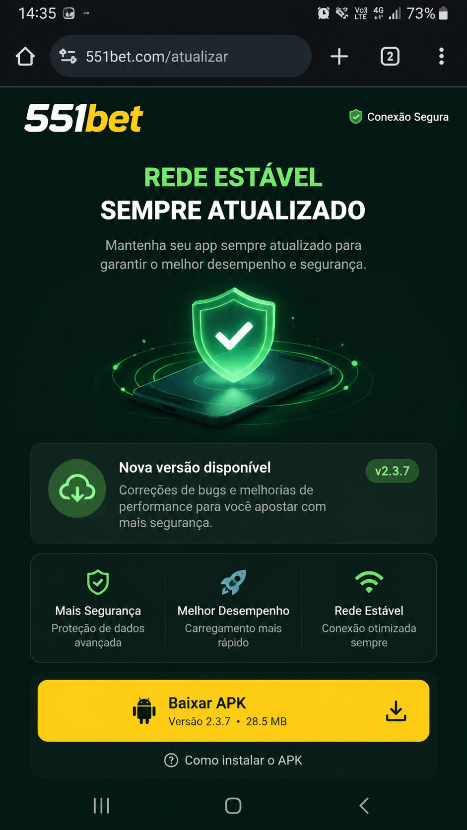 551bet screenshot