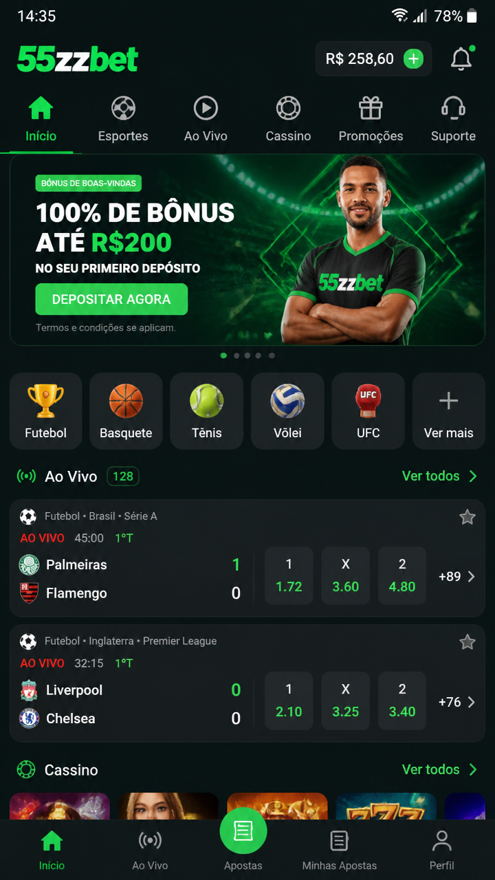55zzbet screenshot