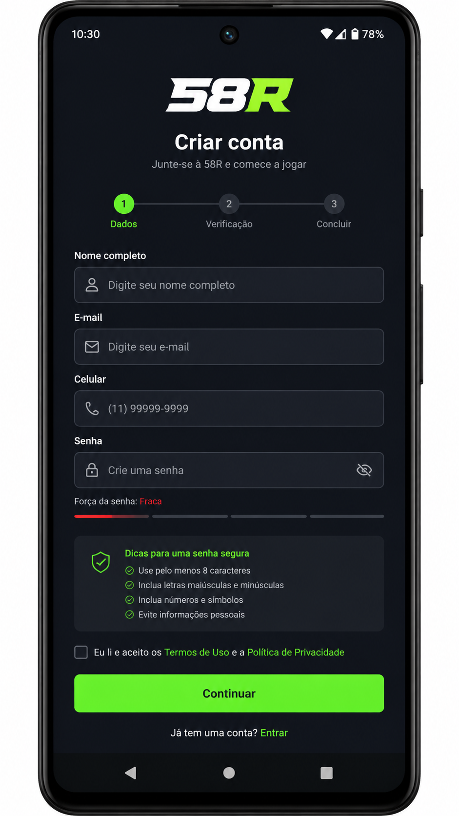 58r screenshot