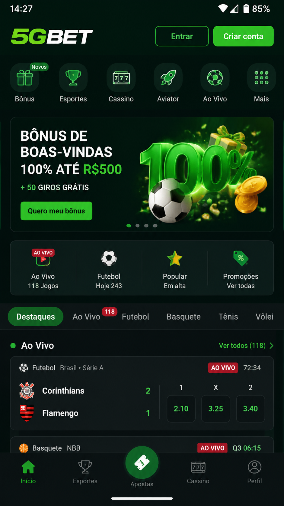 5gbet screenshot