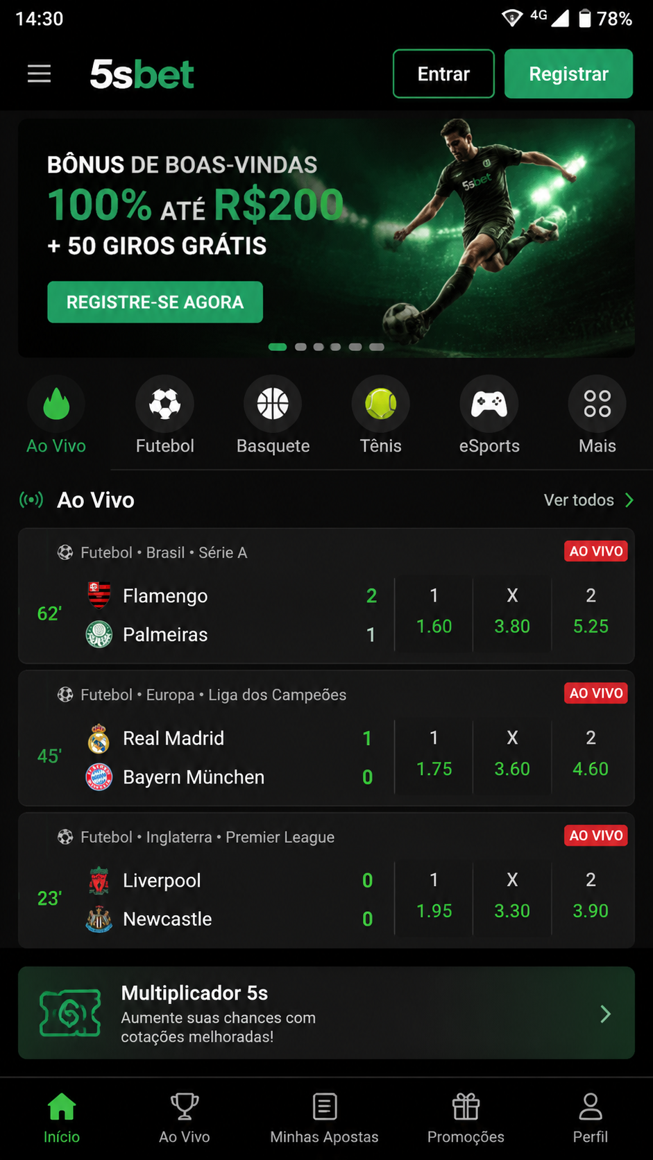 5sbet screenshot