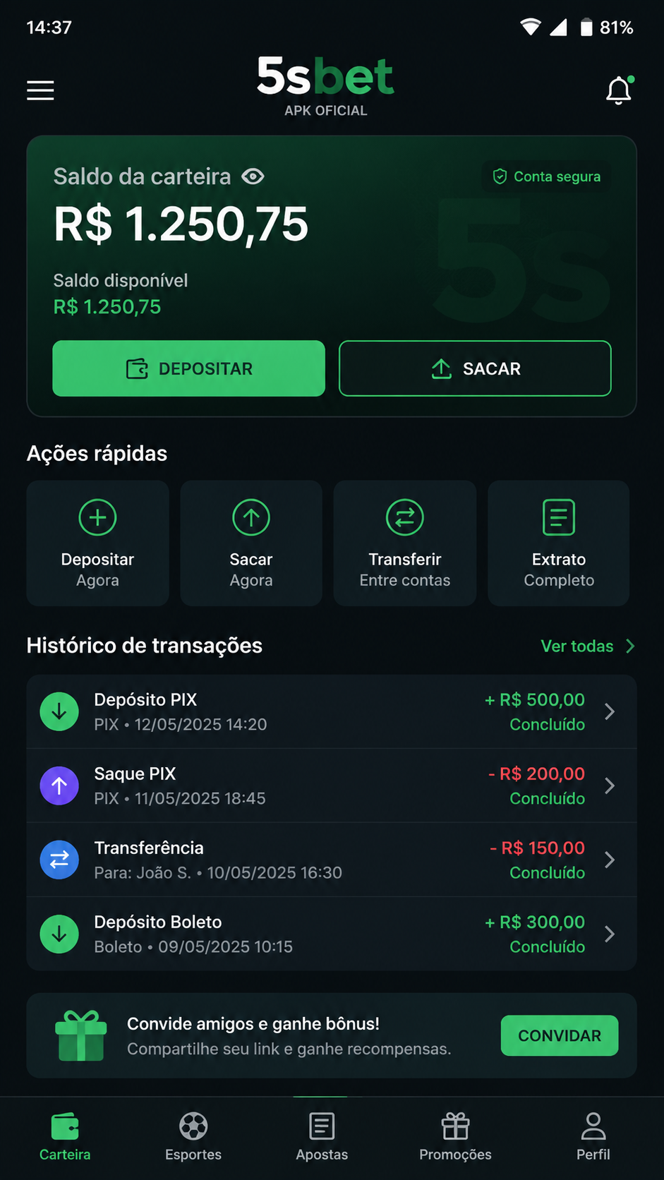 5sbet screenshot
