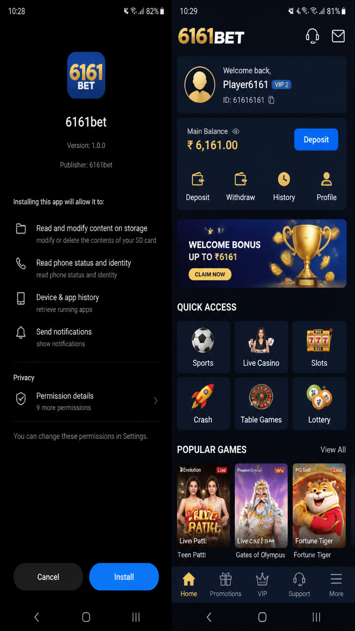 6161bet screenshot