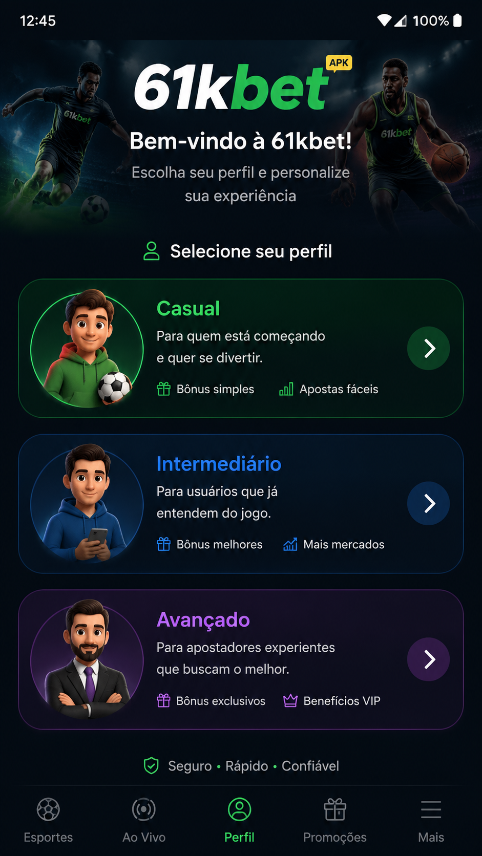 61kbet screenshot
